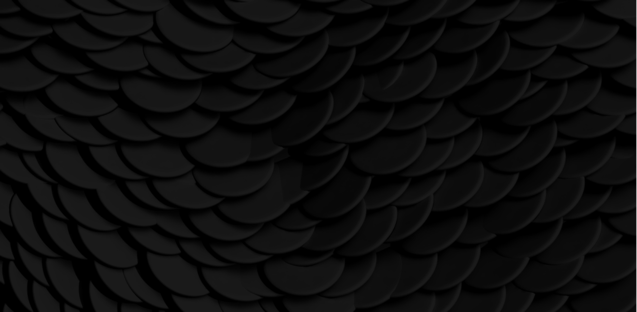 Pattern of overlapping black scales